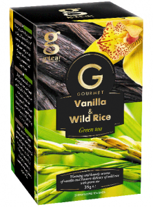 g’tea! GOURMET VANILLA & WILD RICE, 20х1.75g in envelopes