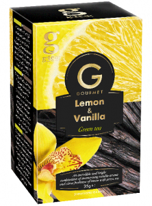 g’tea! GOURMET BRIGHT LEMON & VANILLA, 20х1.75g in envelopes
