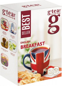g'tea! ENGLISH BREAKFAST BLACK TEA, 100g