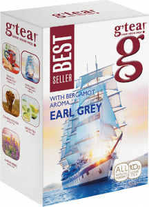 g'tea! EARL GREY BLACK TEA, 100g