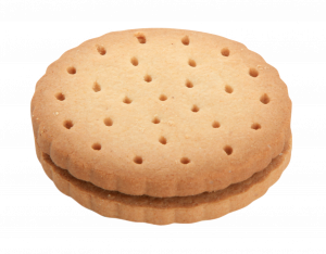 Large sandwich biscuits with cocoa cream