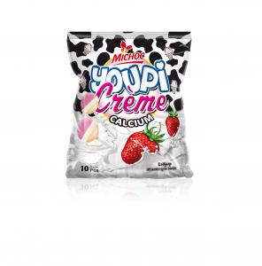 Lollipop Strawberry Calcium 10 pieces