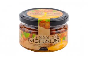 Natural honey with Hezel nuts 230 g.