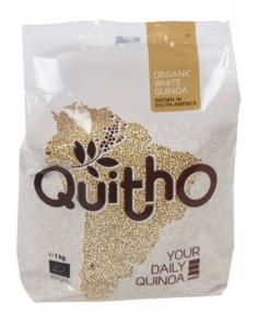White Organic Quinoa in 1Kg. flowpack