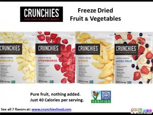 Crunchies - Natrual, Freeze Dried Fruits