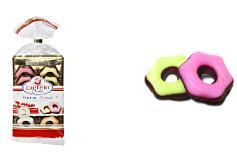 Fondant Wreaths, candied and half dipped with dark chocolate