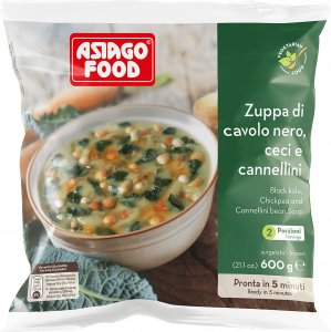 Frozen Black Kale, Chickpea and Cannellini Bean Soup