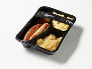 SAUSAGE WITH APPLE SAUCE 