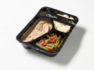 PORK TENDERLOIN WITH BEANS AND GRATIN