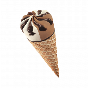 VANILLA-CHOCOLATE DUO CONE
