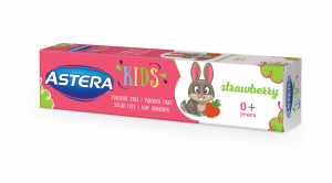 Astera KIDS Toothpaste Strawberry flavour (age of 0+ years old) 
