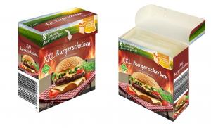 Processed cheese slices completly new packaging