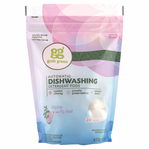 Grab Green Automatic Dishwashing Detergent Pods, Thyme with Fig Leaf 24 loads