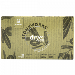 Grab Green Stoneworks Dryer Sheets, Olive Leaf 50 sheets