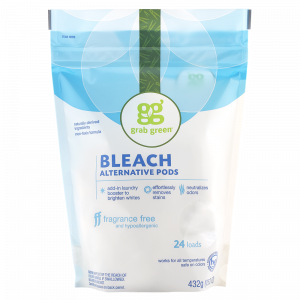 Grab Green Bleach Alternative Pods, Fragrance Free 24 loads