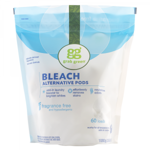 Grab Green Bleach Alternative Pods, Fragrance Free 60 loads