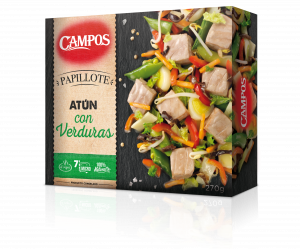 Tuna Papillote with vegetables