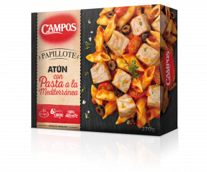 TUNA PAPILLOTE WITH PASTA (MEDITERRANEAN STYLE)