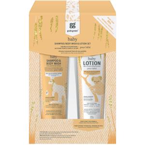 Grab Green Baby Shampoo/Body Wash & Lotion Gift Set, Dreamy Rosewood