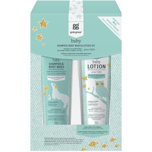 Grab Green Baby Shampoo/Body Wash & Lotion Gift Set, Calming Chamomile