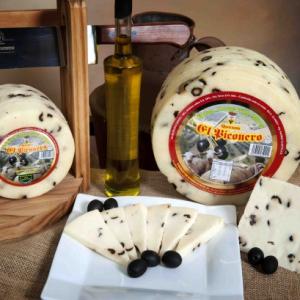 Sheep cheese with Olives.