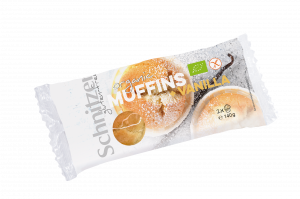 organic gluten-free Muffins + Vanilla