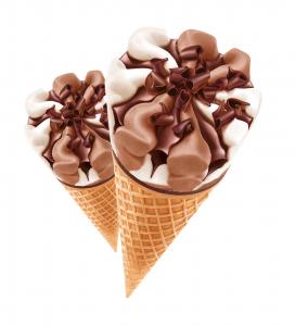 Vanilla Chocolate Cone