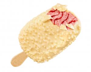 Crispy Strawberry ice cream stick