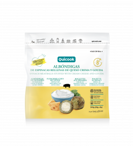 SPINACH MEATBALLS STUFFED WITH CREME CHEESE AND GOUDA