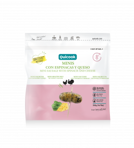 MINI SAUSAGE WITH SPINACH AND CHEESE