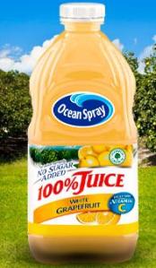 100% Juice White Grapefruit Juice