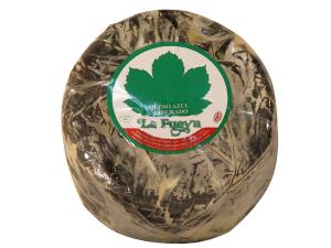 Blue 3-milk cheese, matured in leaves