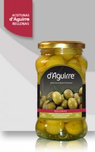 Pitted Green Olives Filled with Pepper