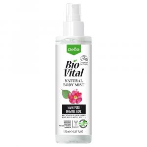 DeBa Bio Vital Body Mist with 100 % Pure Organic Rose