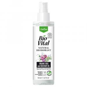 DeBa Bio Vital Natural Deodorant with Organic Rose & Rosemary Oil