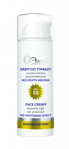 High sun protection face cream SPF 50