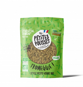 Organic plant-based pesto verde topping Les Petites Pousses