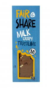 Chocolate bar, Milk, with crispy balls