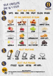 Create your own chocolate bar in 4 steps