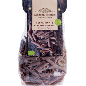 Organic Wholegrain Spelt Pasta - PENNE RIGATE 500g