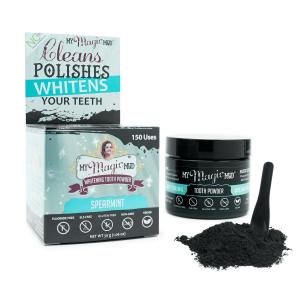 Spearmint Charcoal Teeth Whitening Tooth Powder