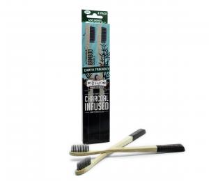 Earth-Friendly 2-pack Bamboo Toothbrush