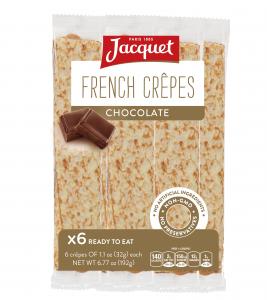 Filled crepe with chocolate