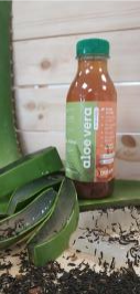 Organic aloe vera  refreshing beverage  with INDIAN TEA 
