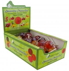 Sweetly Naturals Lollipop Counter Display