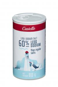 CASTELLO LOW-SODIUM SALT WITH 60% LESS SODIUM 