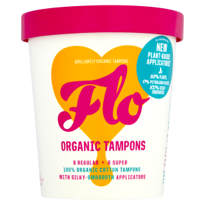 FLO Organic Eco-Applicator Tampons