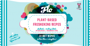 FLO Plant-based Flushable Freshening Wipes (10 pack)