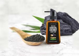 CHARCOAL COCONUT OLIVE OIL LIQUID SOAP