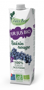 Organic NFC Red Grape Juice 100 % from Occitania 